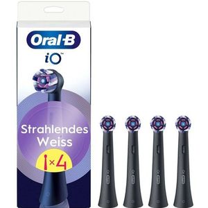 Oral-B - iO - Opzetborstels - Zwart - 4 Stuks - Voor Elektrische Tandenborstels
