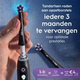 Oral-B Opzetborstels iO Radiant White Zwart - 4 stuks