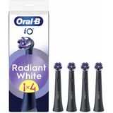Oral-B Opzetborstels iO Radiant White Zwart - 4 stuks