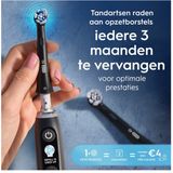 Oral-B - iO Ultimate Clean - Opzetborstels - Zwart - 6 Stuks