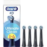 Oral-B iO Series - Ultimate Clean - Zwart - Opzetborstels - 4 Stuks
