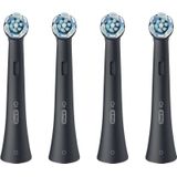 Oral-B iO Series Ultimate Clean Zwart - Originele opzetborstels - CrissCross borstelharen - 4 Stuks