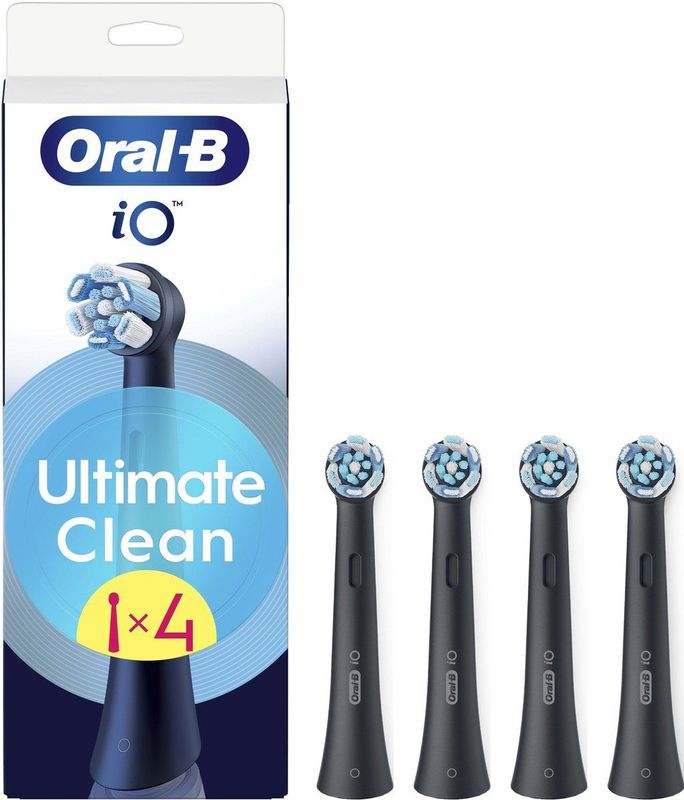 Oral-B iO Series - Ultimate Clean - Zwart - Opzetborstels - 4 Stuks