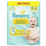 Pampers® Windeln premium protection™ BIG PACK Größe Gr.2 (4-8 kg) für Neugeborene, 68 St.