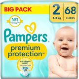 Pampers® Windeln premium protection™ BIG PACK Größe Gr.2 (4-8 kg) für Neugeborene, 68 St.