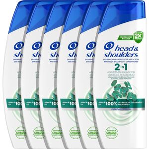 Head & Shoulders Jeukende Hoofdhuid 2-in-1- Anti-Roos Shampoo - Voordeelverpakking 6 x 300 ml