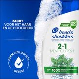 Head & Shoulders - 2-in-1 Menthol Fresh - Shampoo - 400ml - Voor Haar en Hoofdhuidtype