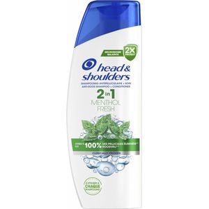 Head & Shoulders - 2-in-1 Menthol Fresh - Shampoo - 400ml - Voor Haar en Hoofdhuidtype