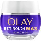 Olay Retinol 24 MAX Nachtcrème - Parfumvrij - Verzacht - Vernieuwt En Hydrateert - 50 ml