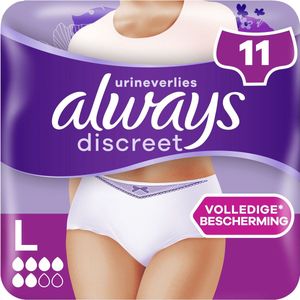Always Discreet - Broekje - Normaal - Wit - Superabsorberend - 360° FormFit