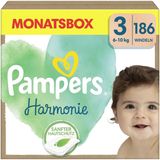 Pampers® Windeln Harmonie™ Größe Gr.3 (6-10 kg) für Babys und Kleinkinder, 186 St.