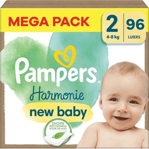 Pampers - Harmonie - Mega Pack - 96 Stuks - Biologisch Katoen