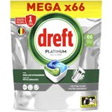 Dreft Vaatwastabletten Platinum All In One Original 66 stuks