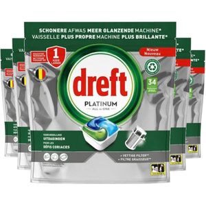 Dreft Platinum All In One Vaatwascapsules CitroenAfwasbeurten