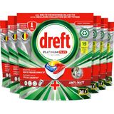 Dreft Platinum Plus All In One - Vaatwastabletten - Anti-dofheidstechnologie Citroen - Voordeelverpakking 6 x 19 Capsules