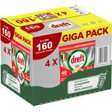 Dreft - Vaatwastabletten Platinum Plus - Citroen - 40 Stuks