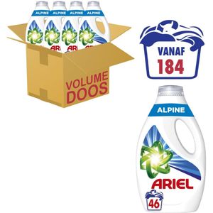 Ariel - Vloeibaar Wasmiddel - Alpine - 4x46 Wasbeurten - Voordeelverpakking