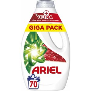 Ariel +Ultra Vlekverwijderaar Vloeibaar Wasmiddel  3150 ml (70 Wasbeurten)