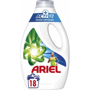 2+2 gratis: Ariel Vloeibaar Wasmiddel +Actieve Odor Defense 18 Wasbeurten 810 ml