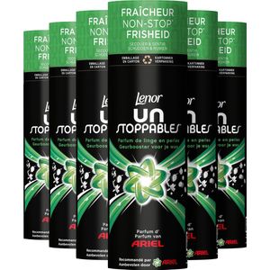 Lenor Unstoppables Geurbooster Voor Je Was - Geur van Ariel - Geurparels - Voordeelverpakking 6 x 235g