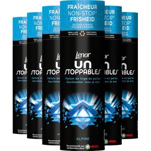 Lenor Unstoppables Geurparels - Fresh Alpine - Voordeelverpakking 6 x 235g