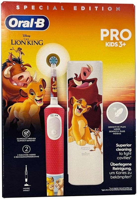 Oral-B Pro Kids - The Lion King - Elektrische Tandenborstel - Ontworpen Door Braun