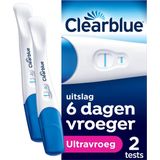 6x Clearblue Zwangerschapstest Ultravroeg 2 stuks