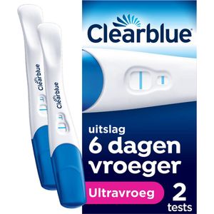 6x Clearblue Zwangerschapstest Ultravroeg 2 stuks