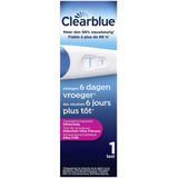 Clearblue Zwangerschapstest Ultravroeg (10mIU) - Uitslag 6 Dagen Eerder - 1 Test