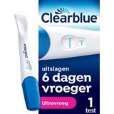 Clearblue Zwangerschapstest Ultravroeg (10mIU) - Uitslag 6 Dagen Eerder - 1 Test