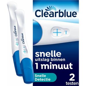 6x Clearblue Zwangerschapstest Snelle Detectie 2 stuks
