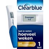 6x Clearblue Zwangerschapstest met Wekenindicator