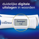 Clearblue Zwangerschapstest Met Wekenindicator - Stelt Het Aantal Weken Vast - 2 Digitale Testen