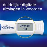 Clearblue - Zwangerschapstest - Digitale Test met Wekenindicator - 1 Stuk