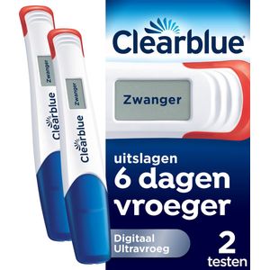 Clearblue Digitaal Ultravroeg Zwangerschapstest - Gratis thuisbezorgd
