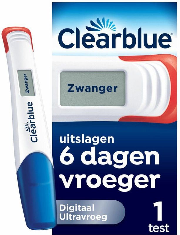Clearblue Zwangerschapstest Digitaal Ultravroeg - 1 Digitale Test