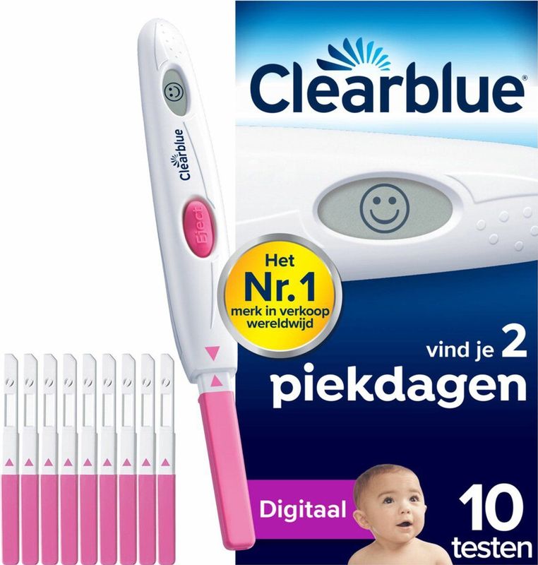 3x Clearblue Ovulatietest Digitaal 10 stuks