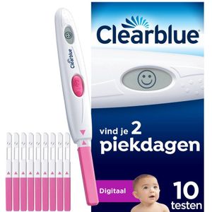 Clearblue Ovulatietestset Digitaal Word sneller zwanger 1 Digitale Houder En 10 Testen
