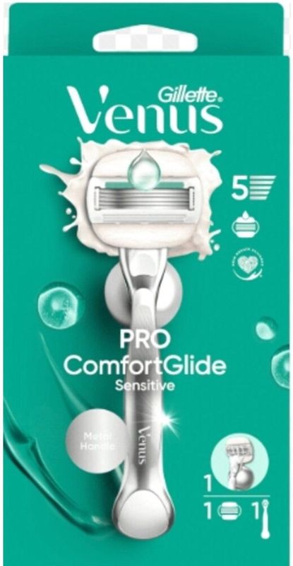Gillette - Venus ComfortGlide Sensitive - Scheersysteem - 1 set
