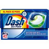 Dash Wasmiddelcapsules 3in1 Pods Witter dan Wit 42 stuks