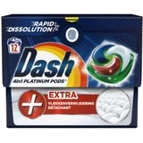 4x Dash Wasmiddelcapsules 4in1 Platinum Pods +Extra Vlekkenverwijderaar 12 stuks