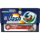 Dash - Platinum PODS - Wasmiddel - Extra Vlekkenverwijdering - 20 Wasbeurten