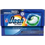 Dash - 3in1 Pods - Wasmiddelcapsules - Witter dan Wit - 20 Stuks