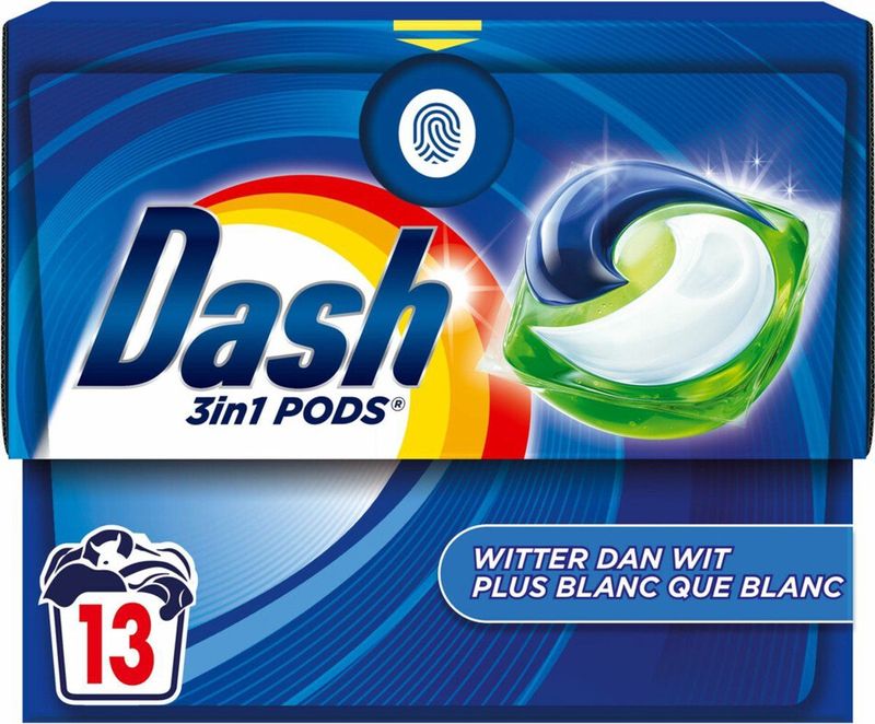Dash - 3in1 PODS - Wasmiddelcapsules - Witter dan Wit - 13 Wasbeurten