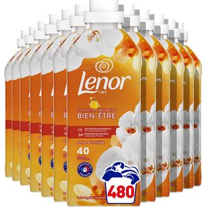 Lenor Wasverzachter - Amber & Orchidee - 12 x 40 Wasbeurten - Voordeelverpakking
