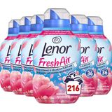 Lenor Fresh Air Wasverzachter - Bloesem - 6 x 36 Wasbeurten - Voordeelverpakking