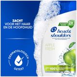 Head & Shoulders Apple Fresh - Anti-Roos Shampoo - Voor Dagelijks Gebruik - Elk Haartype - Voordeelverpakking 6 x 300 ml