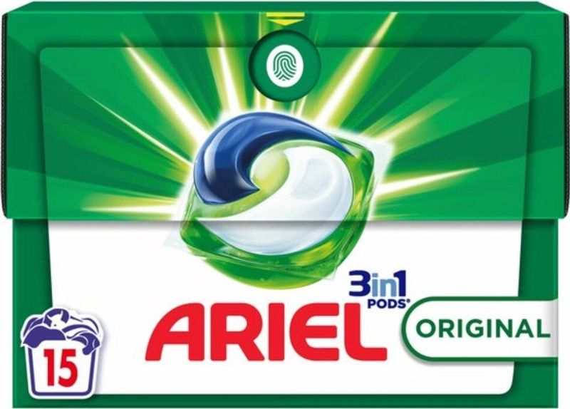 Ariel - 3in1 PODS - Wasmiddelcapsules - Original - 15 Wasbeurten
