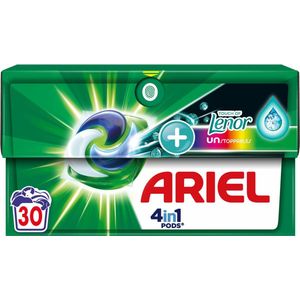 2+2 gratis: Ariel 4in1 Pods Wasmiddelcapsules Color Lenor Unstoppables 30 stuks