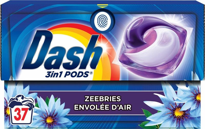 Dash - Wasmiddelcapsules 4in1 Pods - Zeebries - 37 Stuks
